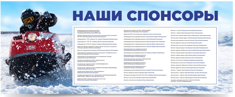 Благодарность нашим спонсорам. Благодарность нашим спонсорам.