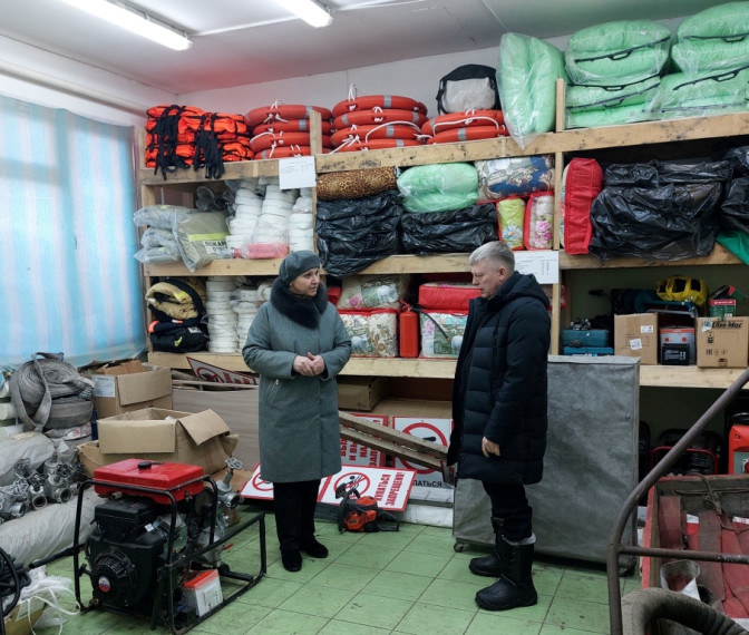 Рабочий визит начальника УГЗиОПБ НАО в Оксино. Рабочий визит начальника УГЗиОПБ НАО в Оксино.
