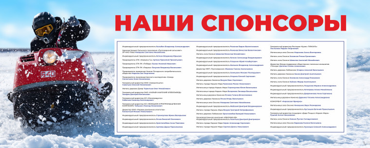 Благодарность спонсорам. Благодарность спонсорам.